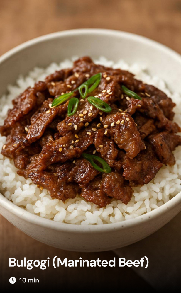 Bulgogi (Marinated Beef)